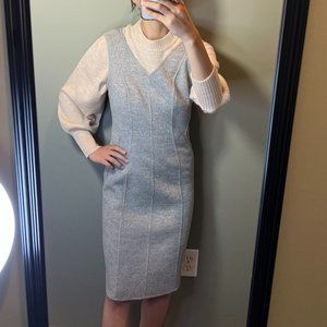 Talbots V-Neck Wool Dress - Size 4 Women Talbots V-Neck Wool Dress no sleeves